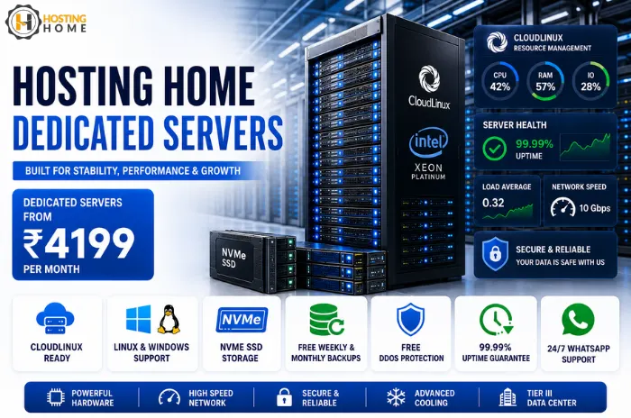 Dedicated Server Hosting at Hosting Home.