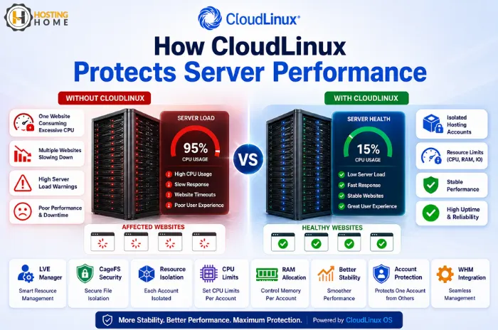 How to configure CloudLinux on Dedicated Servers webp.